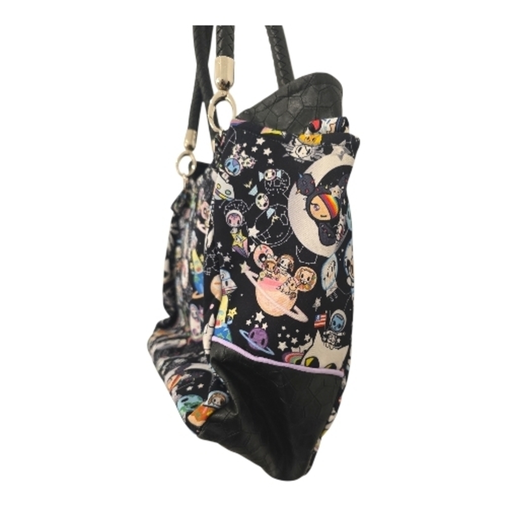Black Unicorn Galaxy Space Themed Galactic Pony Custom Made Bag - Picture 9 of 13